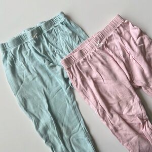 Carter’s 24M girls long pants, set of 2, pink and blue